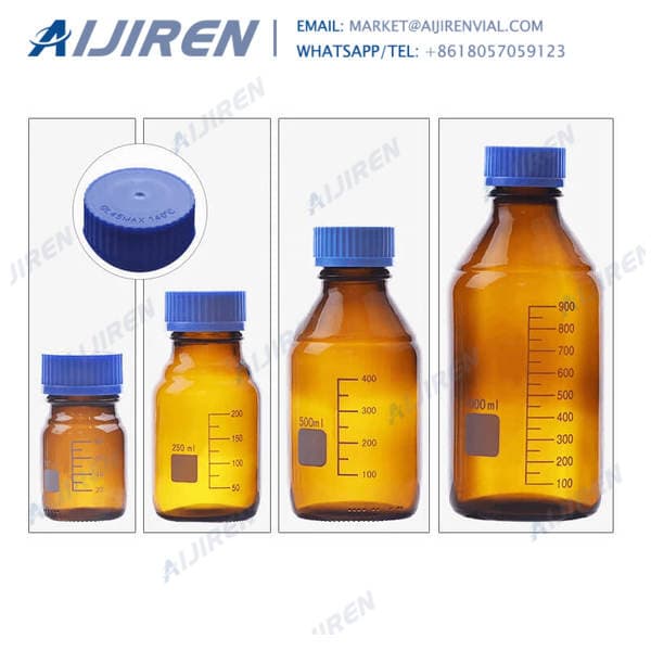 Free sample wide mouth bottle reagent 250ml GL45 screw cap for chemistry